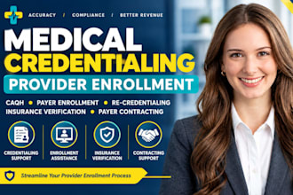 do medical credentialing provider payer enrollment and insurance verification