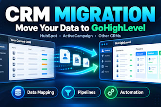 migrate your crm data from hubspot or activecampaign to gohighlevel