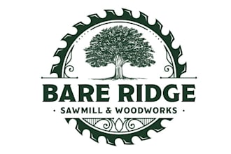 make nature logo for our sawmill and woodworking business