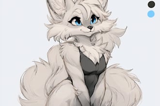 draw your furry characters sfw and nsfw