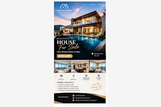 design luxury real estate flyers and property ads