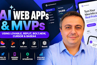 build ai webapp and mvps using lovable replit bolt new cursor and base44 website