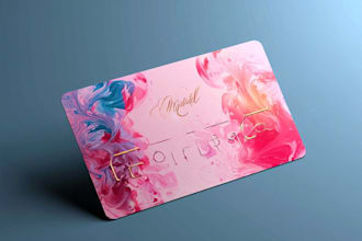 design loyalty card, gift voucher, and gift card