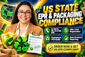 handle US state epr packaging compliance, producer reports and state laws
