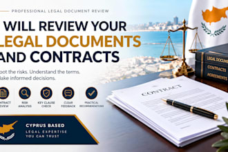 review your legal document, contract, agreement and provide legal risk