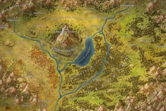 do fantasy map custom map vector map digital art map illustration map design
