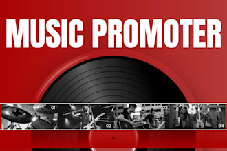 be your music promoter and marketer