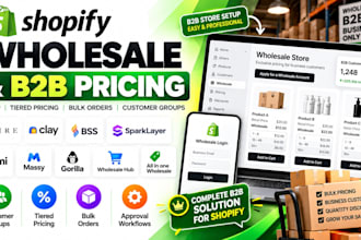 shopify wholesales b2b faire clay bss sparklayer sami massy gorilla all in one