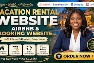 vacation rental website direct booking website with airbnb listing optimisation