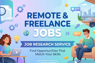find remote and freelance job opportunities for you