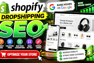 optimize shopify SEO for dropshipping stores