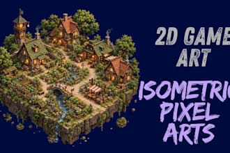 isometric pixel art tileset tilemap 2d retro game asset environment pixel sprite