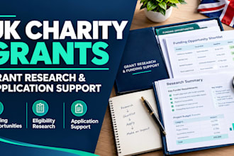research UK charity grants and help prepare funding applications