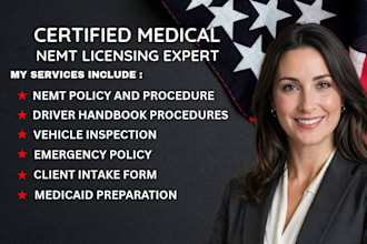 create nemt policy and procedure manuals, modivcare, npi for medicaid approval