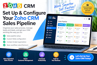 set up and configure your zoho CRM sales pipeline