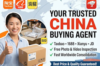 be your personal shopper and buying agent in china