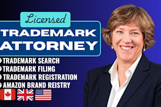be licensed US trademark registration attorney, uspto filing, brand registration