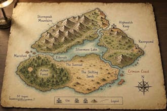 draw a map for your fantasy novel