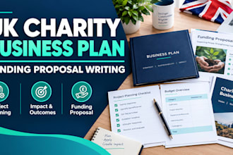 write a UK charity business plan and funding proposal