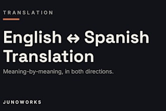 translate your document or website between english and spanish