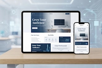 design a modern high converting landing page UI UX