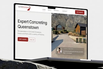 build a website for your service business