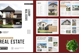 design real estate property materials, brochures and interactive booklets