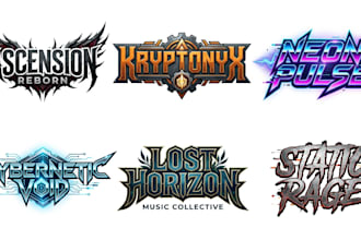 create nu metal, groove metal and progressive metal logo
