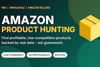 do amazon product hunting and research services