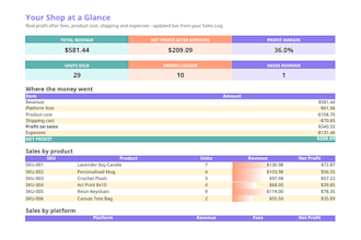 build you a custom excel or google sheets tracker that actually does the math