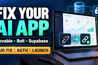 fix bugs and launch your lovable or bolt app with supabase