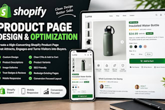 shopify product page design and conversion optimization