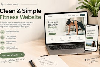 build a wordpress website for personal trainers and coaches