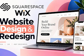 squarespace website design redesign wix website squarespace redesign usa uk ecom