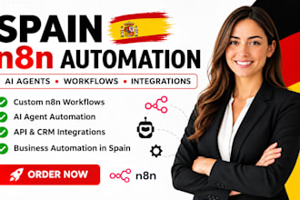 build spanish n8n automation, n8n spain ai agent and spain whatsapp workflows