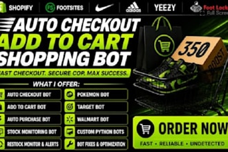 auto checkout bot auto purchase bot shopping bot stock monitoring pokemon bot