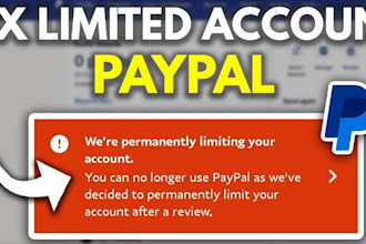 restore paypal permanent limitation, issues account paypal banned restoration