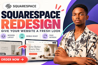 redesign your squarespace website for a modern mobile look