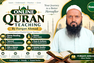 be your online quran teacher for kids and adults with tajweed