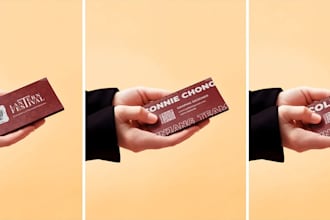 design a premium corporate business card for your brand