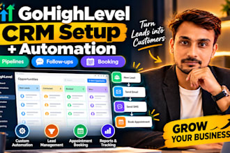 set up gohighlevel CRM pipelines and follow up automation
