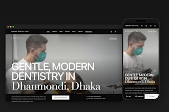 lumina dental care a wordpress demo site