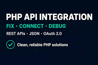 integrate rest apis and fix PHP API bugs