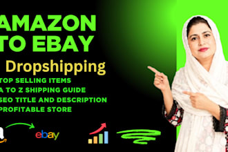 do amazon to ebay dropshipping product research and listing