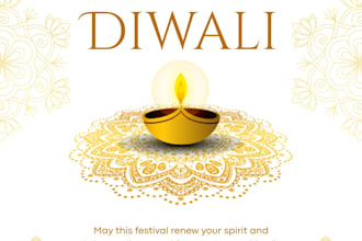 design a professional indian festival poster for your event