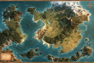 draw a map for your fantasy novel