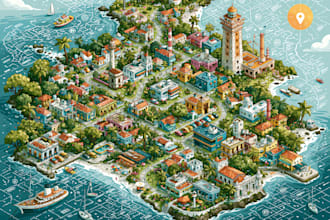 map illustration vector illustration vector map