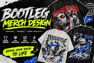 do bootleg merch design
