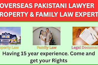 provide pakistan legal advice for overseas pakistanis property