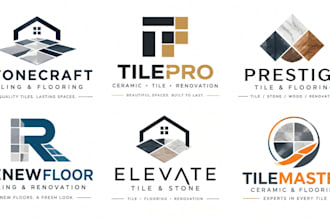 design a professional tiling, flooring, ceramic, renovation tile logo